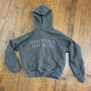 Kids Essentials. Fear of God Gray Sweatershirt